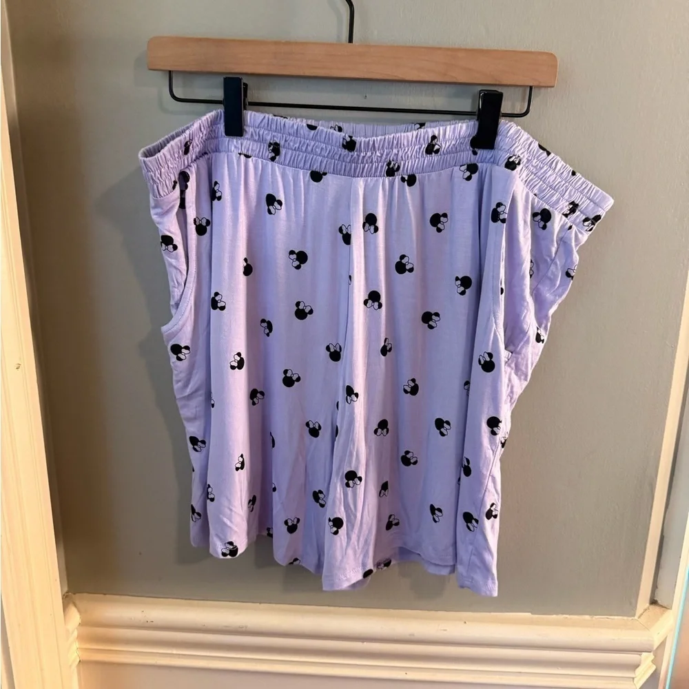 Disney Lavender Minnie Mouse Pajama Set